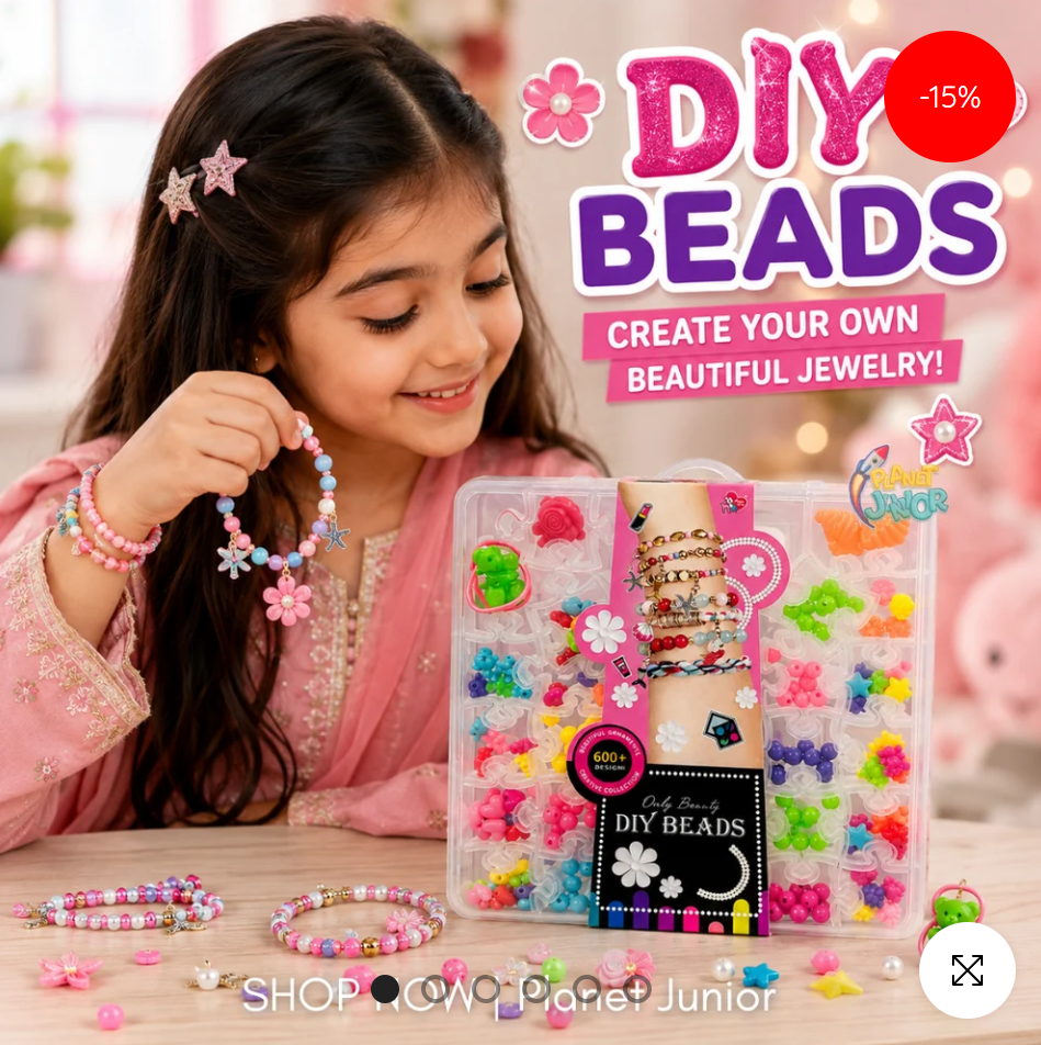 DIY Jewelry & Beads Bracelet Making Set for Kids